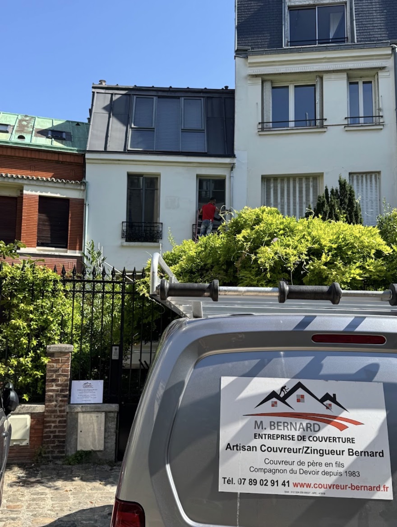 Réfection de couverture zinc